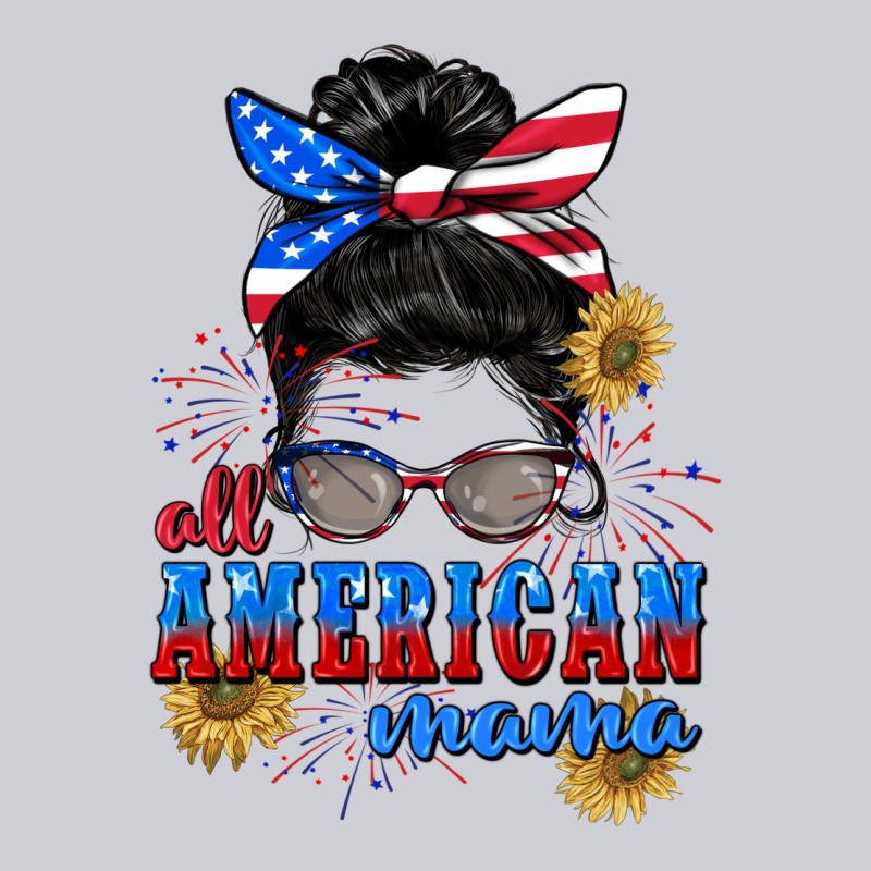 All American Mama 4th Of July Heavyweight Sweatshirt by CowGirlArtShop | Teevron