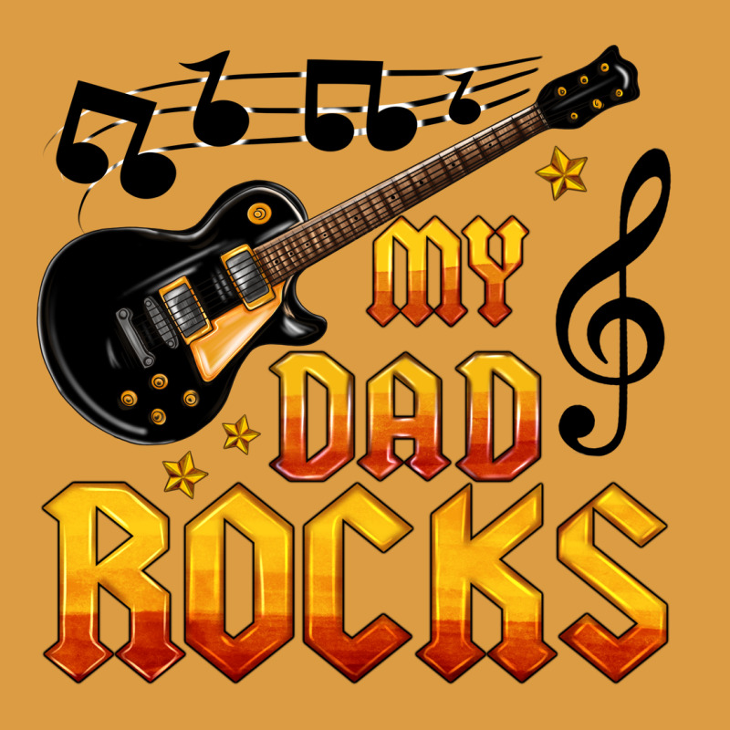 My Dad Rocks Urban Heavy Tee by HRA Design Shop | Teevron
