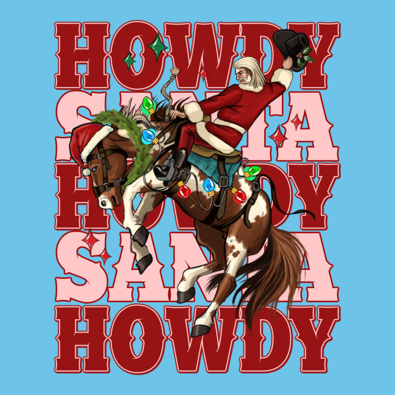Howdy Santa Cowboy Christmas Premium Sweatshirt by MaliasSmallBusiness | Teevron