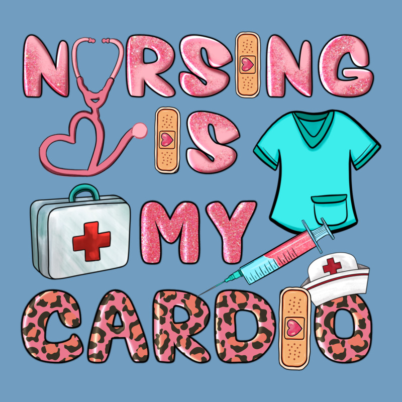 Nursing Is My Cardio Urban Heavy Tee by BarkalooDesign | Teevron
