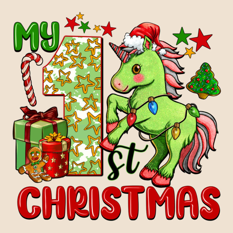 My First Christmas Unicorn Urban Heavy Tee by FaDigitalArtStudio | Teevron
