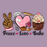 Peace Love Bake Heavyweight Hoodie | Teevron