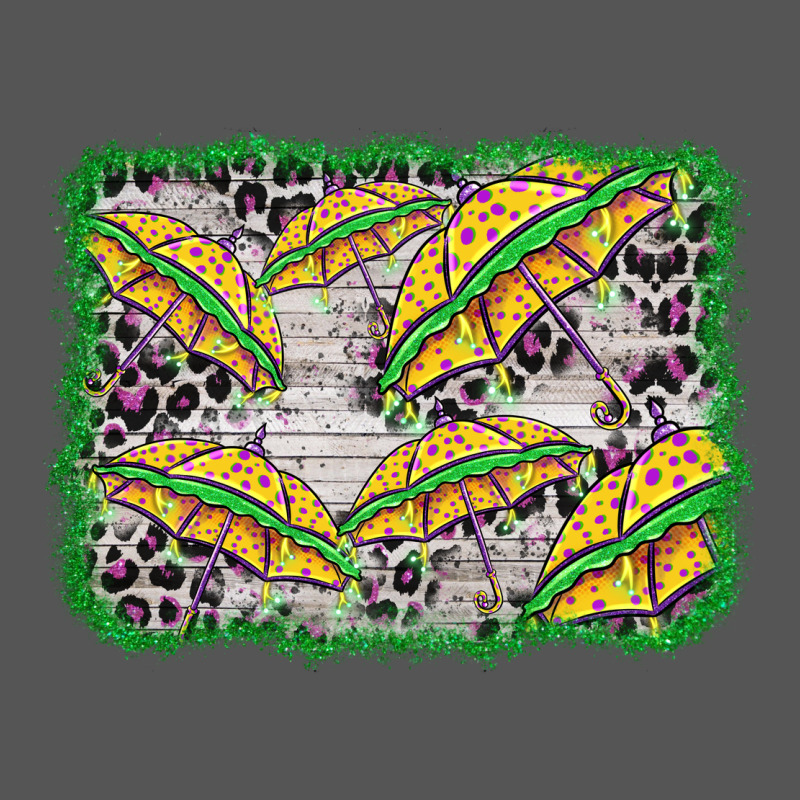 Mardi Gras Umbrella Background Zipper Hoodie by BarkalooDesign | Teevron