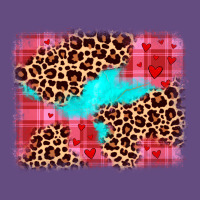 Valentine's Day Leopard Background Vintage Hoodie | Teevron