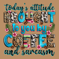 Today's Attitude Brought To You By Coffee And Sarc Vintage Hoodie | Teevron