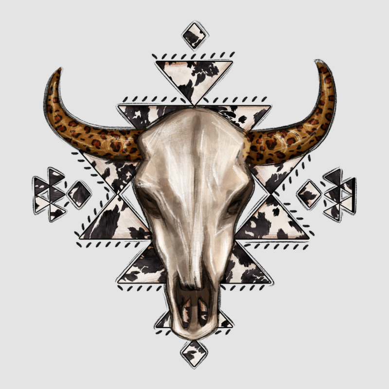 Bull Skull With Aztec Premium Sweatshirt by MaliasSmallBusiness | Teevron