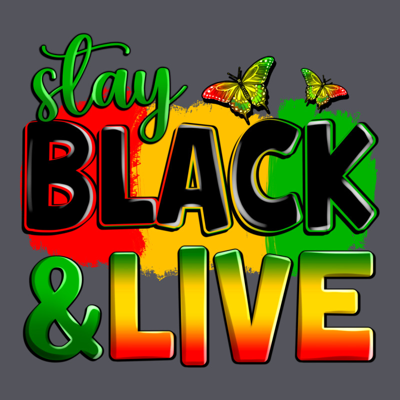 Stay Black And Live Vintage Hoodie by Zillion Design Studio | Teevron
