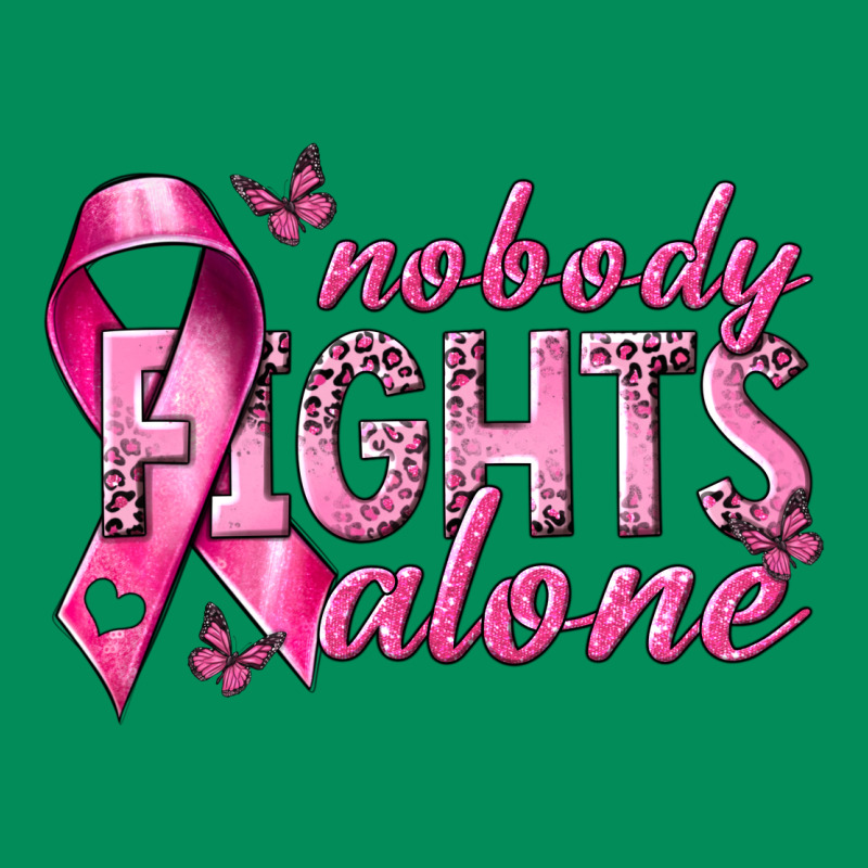 Nobody Fights Alone Cancer Urban Hoodie by NancyCooperArtShop | Teevron