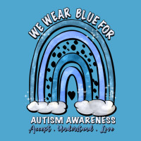 We Wear Blue For Autism Awareness Accept Understan Premium Hoodie | Teevron