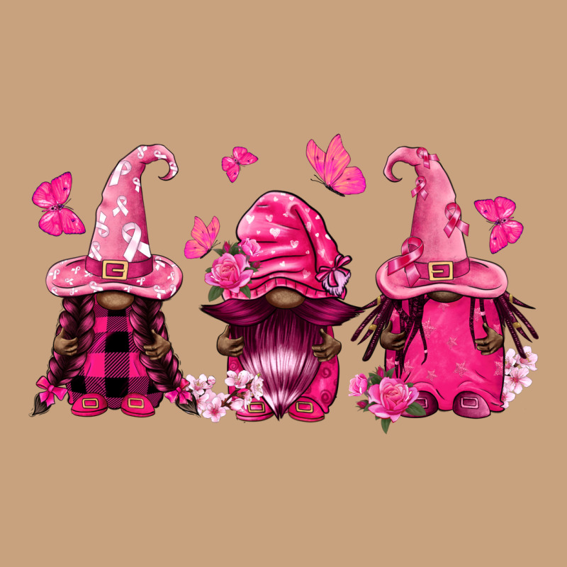 Breast Cancer Afro Gnomies Vintage Tee by FaDigitalArtStudio | Teevron