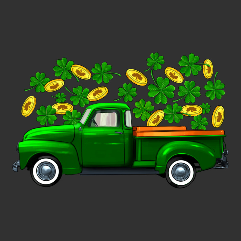 St Patricks Shamrock Gold Truck Urban Heavy Tee by FaDigitalArtStudio | Teevron