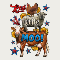 Red White Moo Farm Animals 4th Of July Zipper Hoodie | Teevron