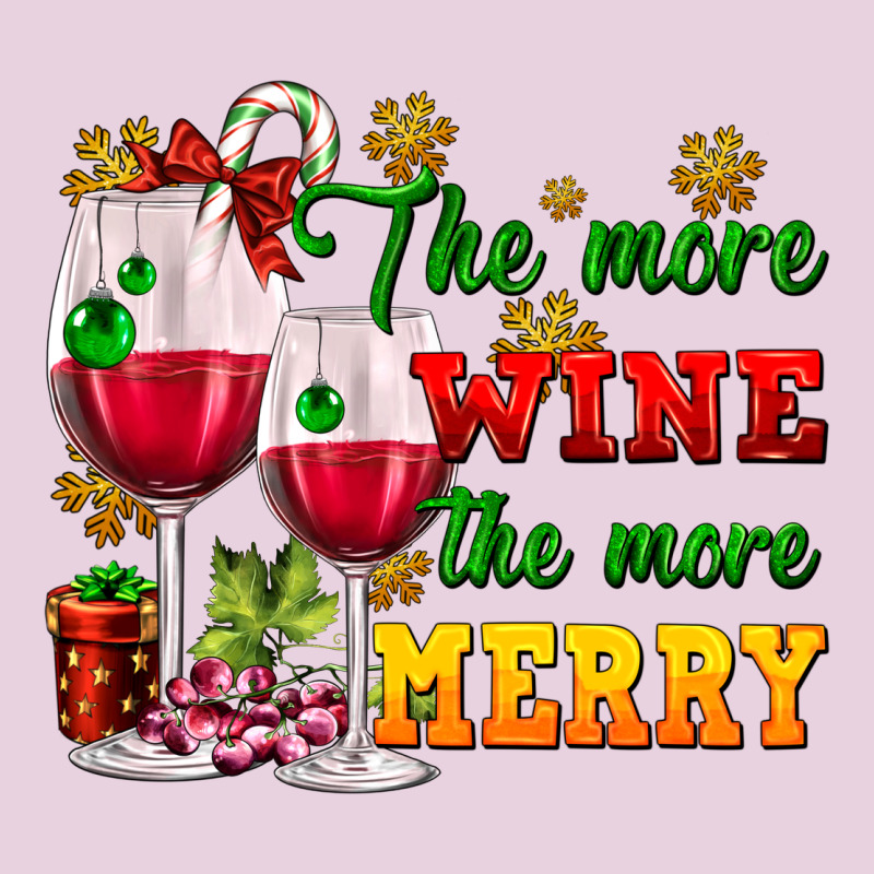The More Wine The More Merry Ladies Tee by AdoDesignShop | Teevron