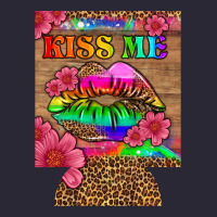 Lgbtq Kiss Me  Can Cooler Vintage Tee | Teevron
