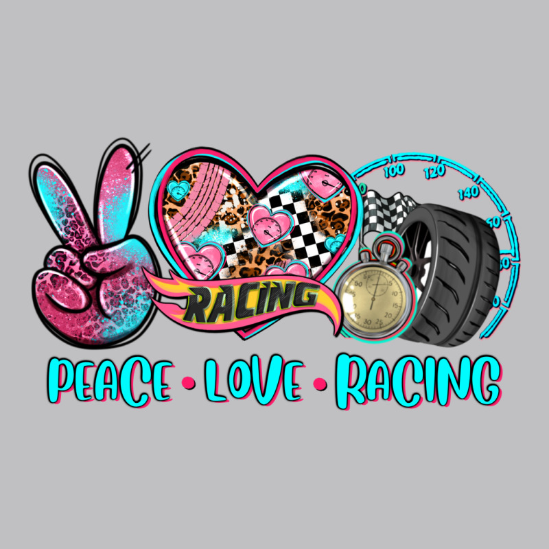 Peace Love Racing Classic Tee by AdoDesignShop | Teevron