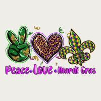 Peace Love Mardi Gras Zipper Hoodie | Teevron