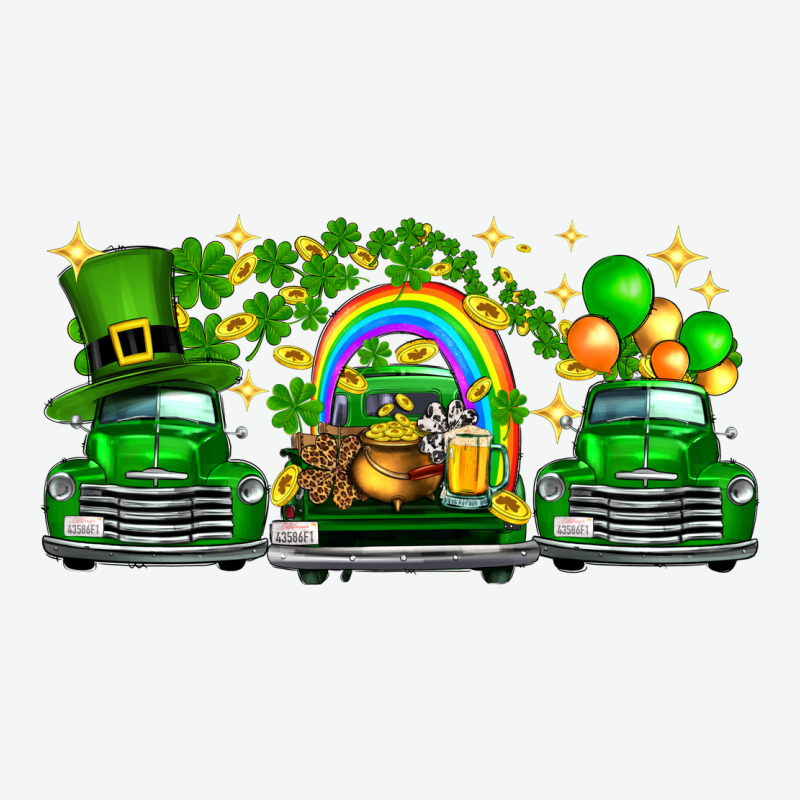St Patricks Trucks Urban Heavy Tee by FaDigitalArtStudio | Teevron