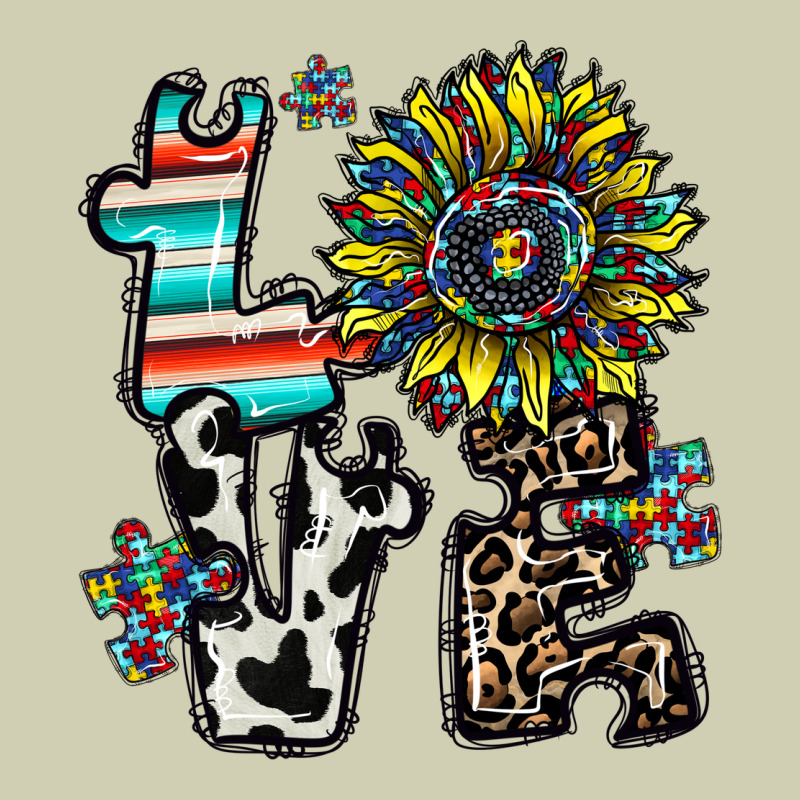 Love Autism Heavy Core Tee by CowhideDigitalArt | Teevron