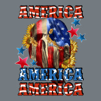 America Skeleton 4th Of July Heavyweight Sweatshirt | Teevron