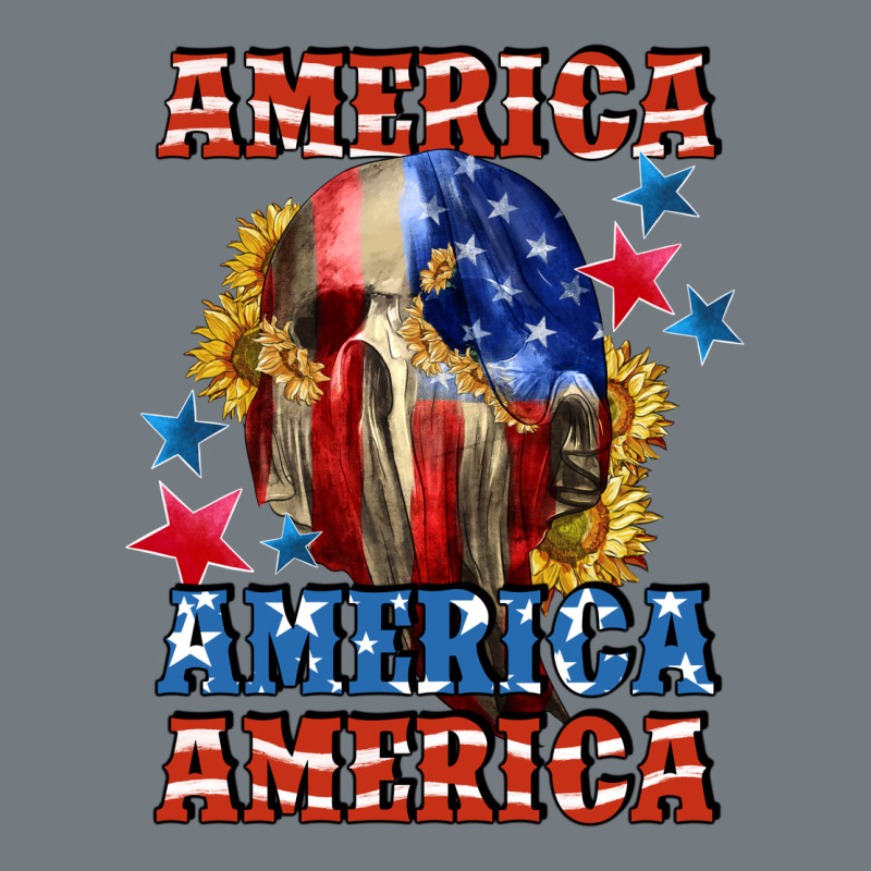 America Skeleton 4th Of July Heavyweight Sweatshirt by CowGirlArtShop | Teevron