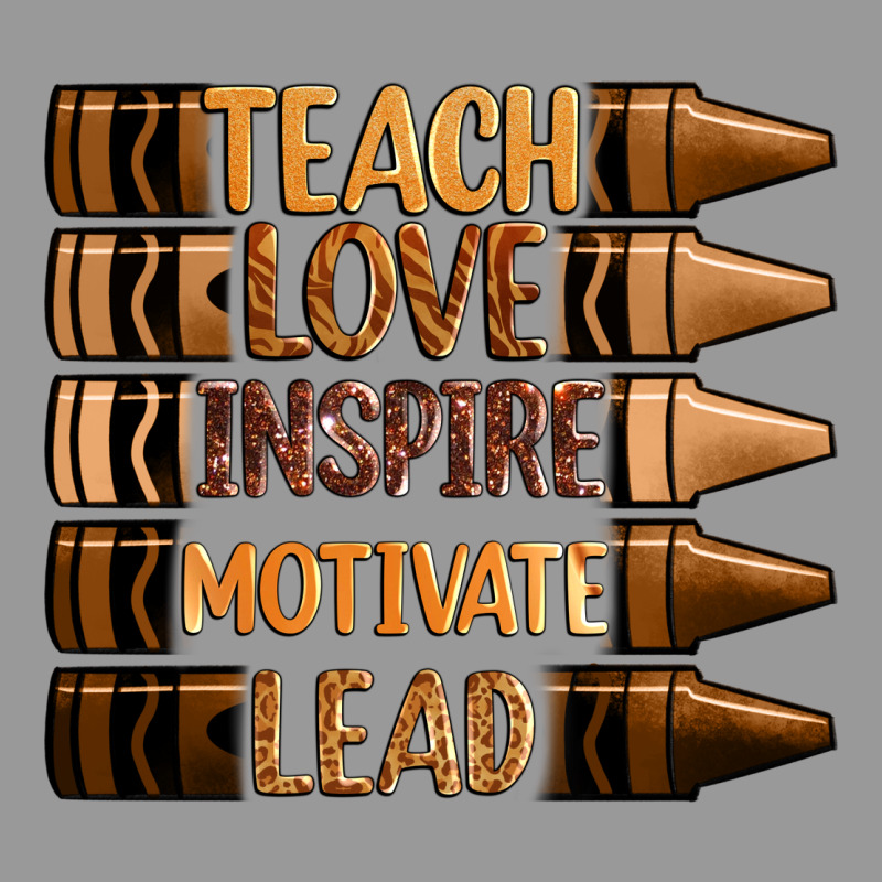 Teach Love Inspire Motivate Lead Vintage Hoodie by Zillion Design Studio | Teevron