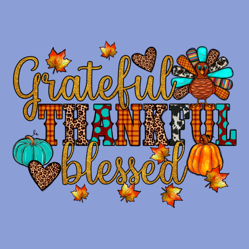 Grateful Thankful Blessed Long Sleeve Tee by JahusDesignShop | Teevron