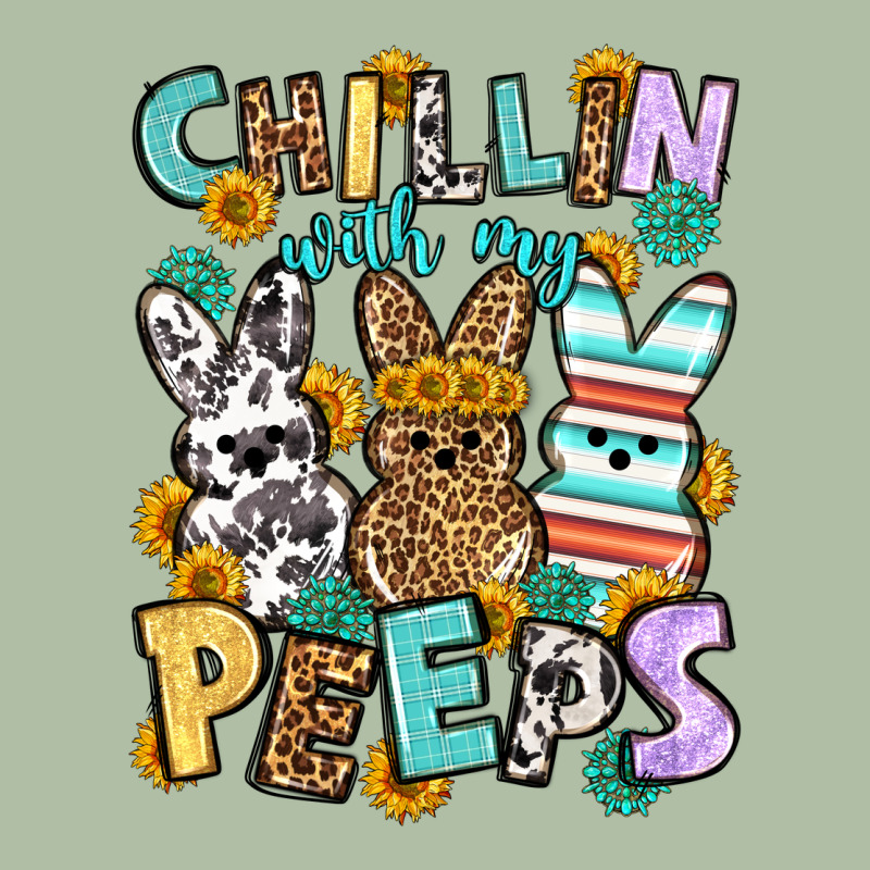 Chillin With My Peeps Easter Urban Heavy Tee by OliviaCreatesArt | Teevron