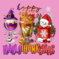 Happy Hallothanksmas Wine Glass And Coffee Urban Hoodie | Teevron