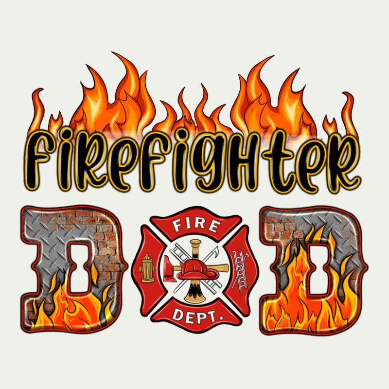 Firefighter Dad Urban Heavy Tee by HRA Design Shop | Teevron