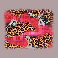Valentine's Day Cowhide Leopard Background Vintage Hoodie | Teevron