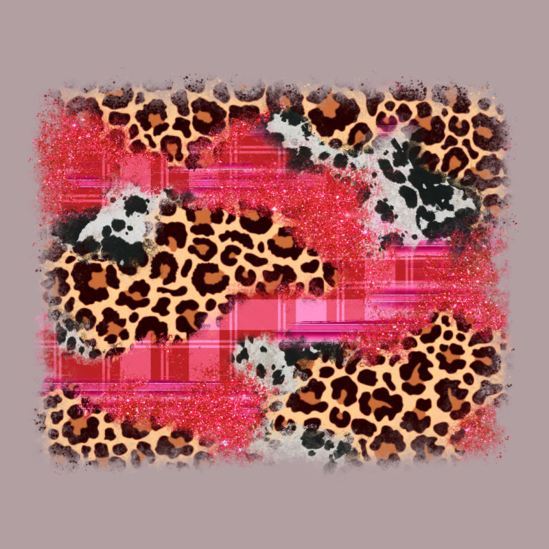 Valentine's Day Cowhide Leopard Background Vintage Hoodie by JahusDesignShop | Teevron