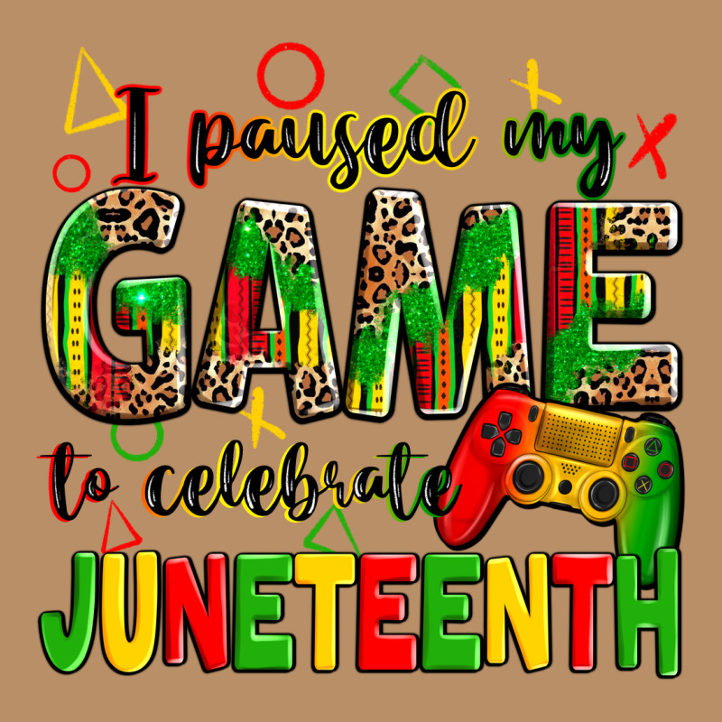 I Paused My Game To Celebrate Juneteenth Vintage Hoodie by Zillion Design Studio | Teevron