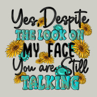 You Despite The Lok On My Face You Are Still Talki Heavyweight Hoodie | Teevron