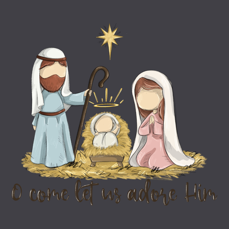 O Come Let Us Adore Him Heavyweight Hoodie by MaliasSmallBusiness | Teevron