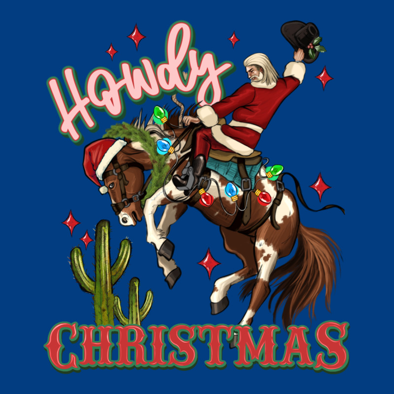 Howdy Christmas Cowboy Santa Premium Sweatshirt by MaliasSmallBusiness | Teevron