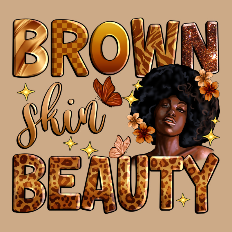 Brown Skin Beauty Vintage Hoodie by Zillion Design Studio | Teevron