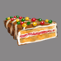 Chocolate Christmas Cake Fa Element Vintage Tee | Teevron
