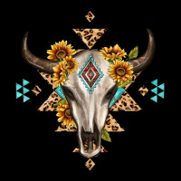 Bull Skull With Aztec Sunflower Leopard Premium Sweatshirt | Teevron