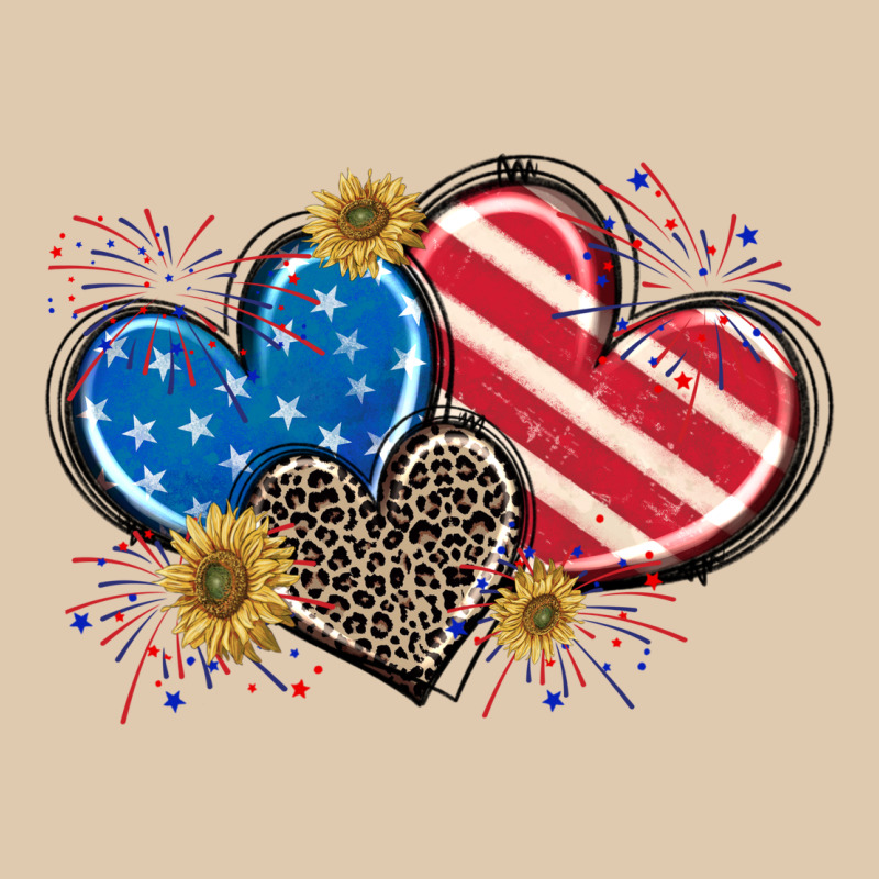 American Flag Heart Heavyweight Sweatshirt by CowGirlArtShop | Teevron