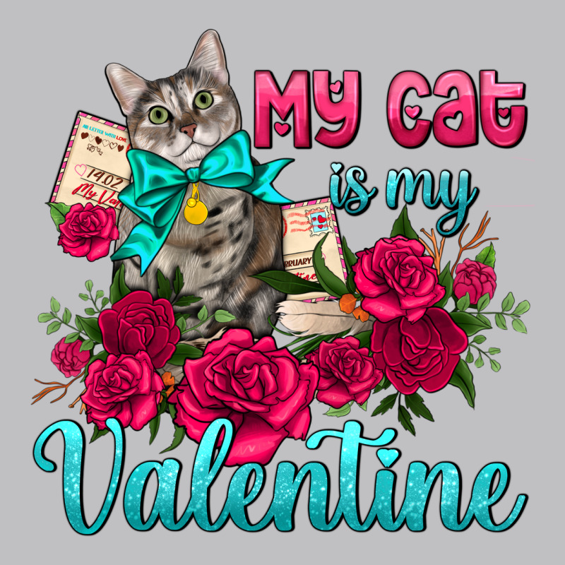 My Cat Is My Valentine Long Sleeve Tee by AdoDesignShop | Teevron