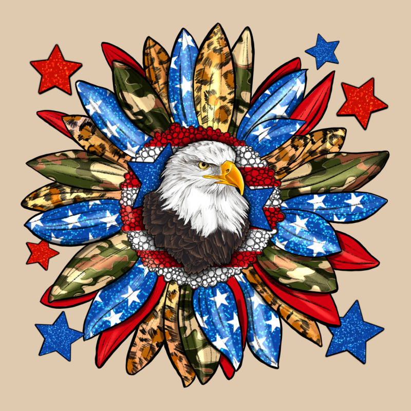 American Flag Sunflower Heavyweight Sweatshirt by Neo Western | Teevron