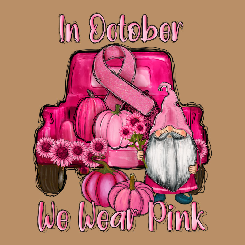 Breast Cancer Awareness Pink Truck Gnomes Vintage Hoodie by RanaPortraitStore | Teevron
