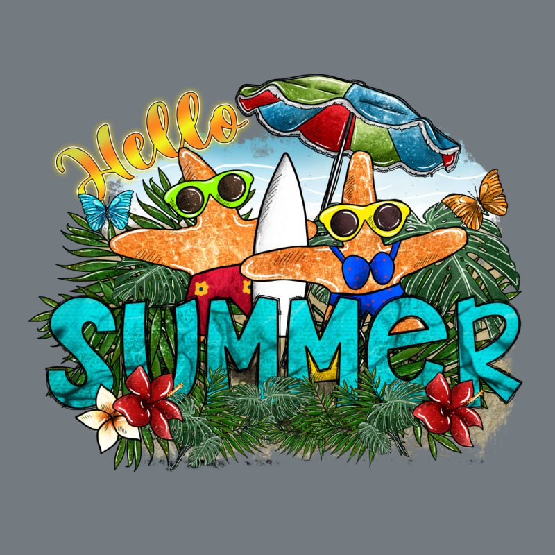 Hello Summer Heavyweight Sweatshirt by SublimationCraftShop | Teevron