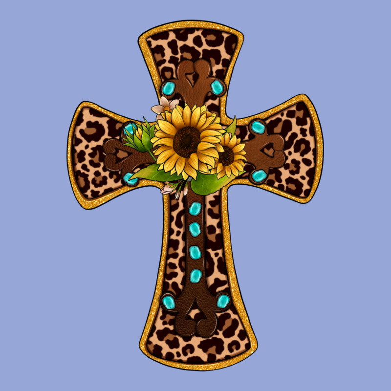 Leopard Gemstone Sunflower Cross Classic Tee by JahusDesignShop | Teevron