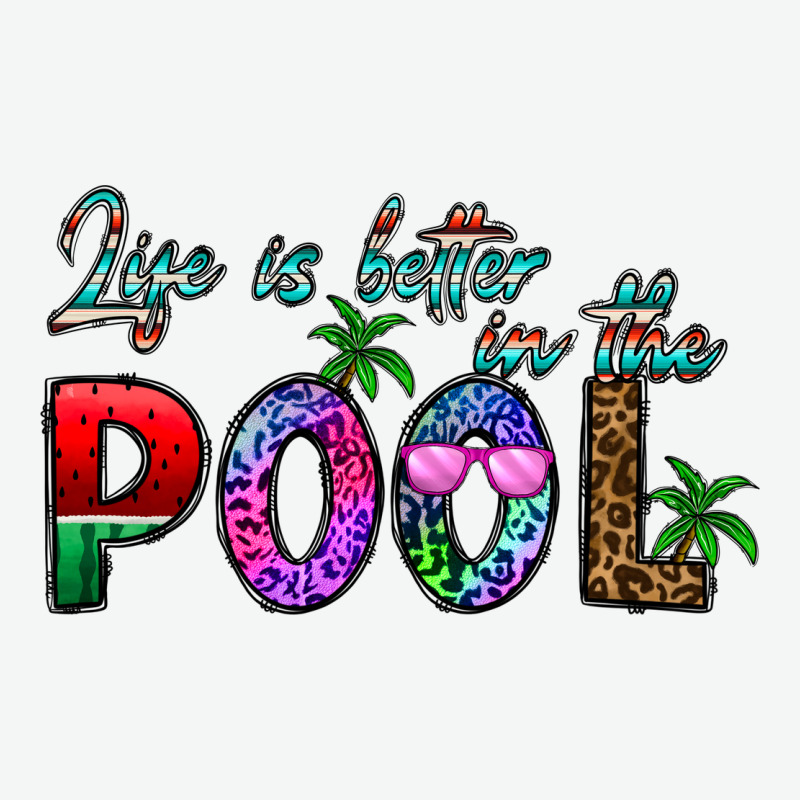 Life Is Better İn The Pool Urban Heavy Tee by CowhideDigitalArt | Teevron