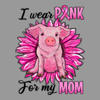 I Wear Pink For My Mom Pig Vintage Hoodie | Teevron