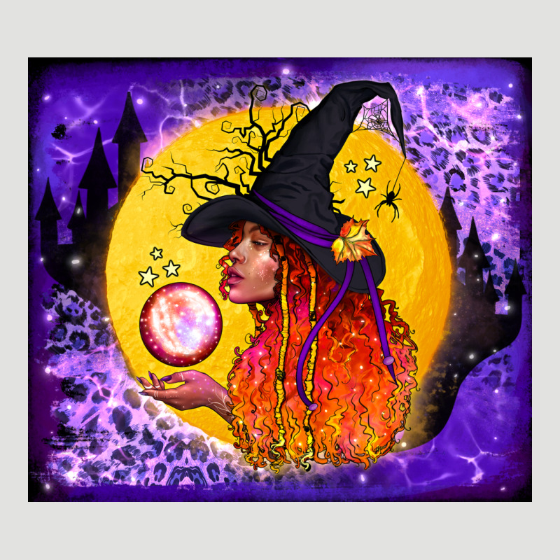 Witch With Crystal Ball Tumbler Classic Tee by BundleAndBundleShop | Teevron