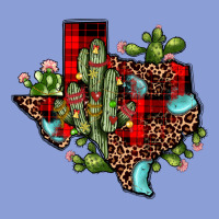Cactus Christmas Texas Map Long Sleeve Tee | Teevron