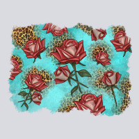 Red Roses With Leopard Background Zipper Hoodie | Teevron
