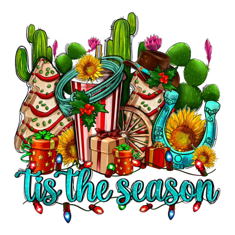 Tis The Season Christmas Tree  Cake Long Sleeve Tee by AdoDesignShop | Teevron